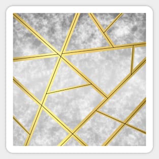 Silver/Gold Pattern Sticker